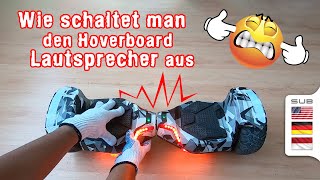 How to Turn Off Hoverboard Speaker Easily