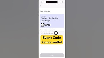 Xenea Wallet New Event Code 29 July | Syntax Event Code Xenea Wallet Today | Xenea Wallet New Update