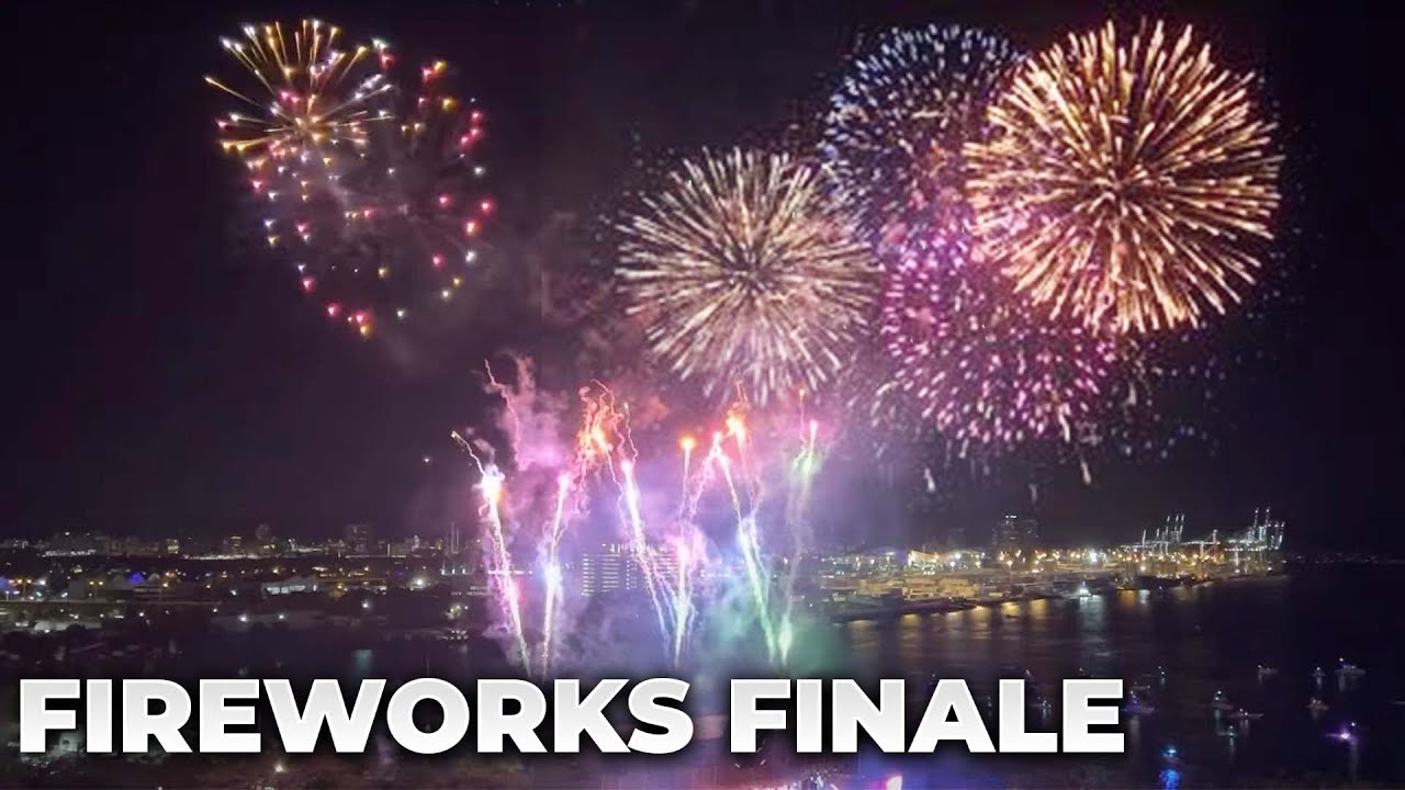 Fireworks Finale at Ultra Music Festival 2022 - YouTube
