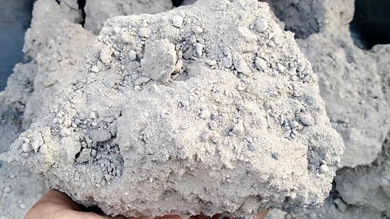 ASMR: Super Crispy soft grainy sand cement huge chunks floor crumble ❤ extremely dusty satisfying