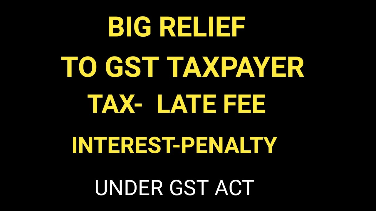 GST Payment Big Update GST Payment in Installments YouTube