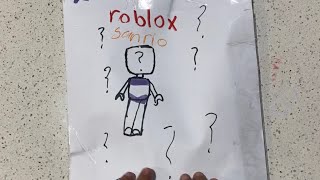 Unboxing the Roblox clothes blind bag /please guys like and subscribe 🙏🏻