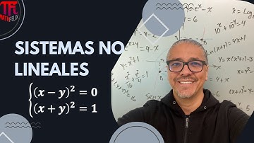 Sistema no lineal 2D (22) con #mathfelix_. Profe. Félix Fernández