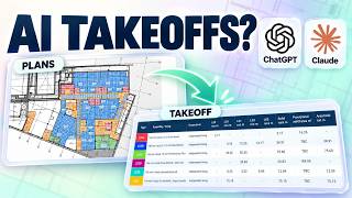 Automated Construction Takeoffs with AI | ChatGPT & Claude