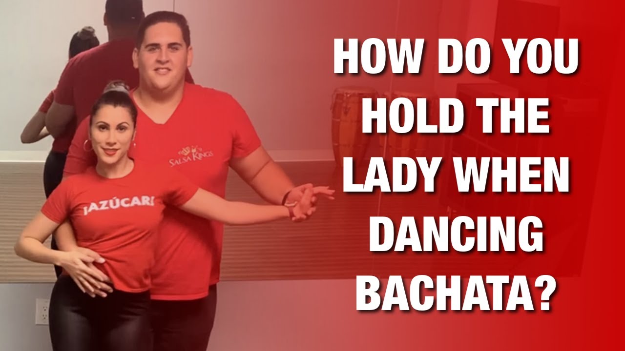 HOW DO YOU HOLD THE LADY WHEN DANCING BACHATA? Beginners Bachata Course: Frames - 12 of 13