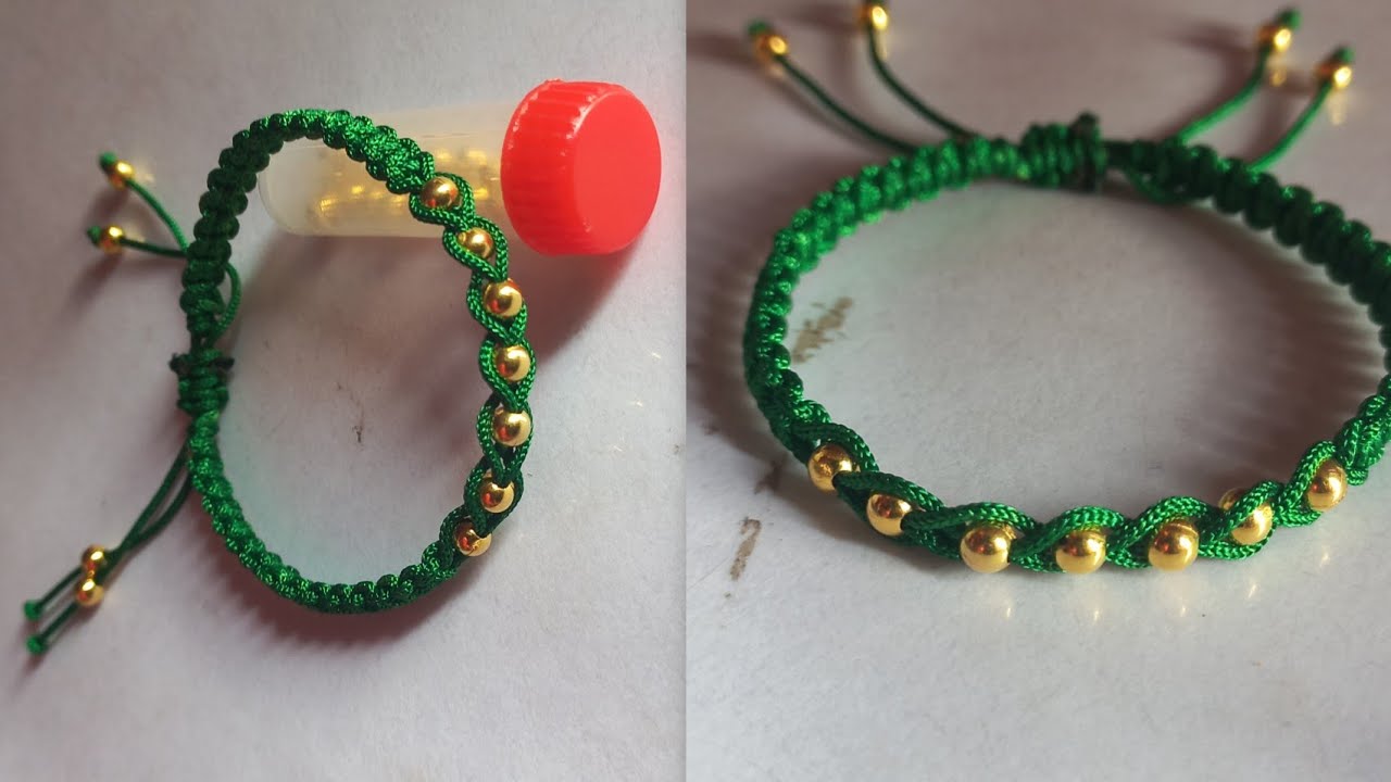Make this bracelet in 5 minutes easy and Beautiful / easy bracelet ideas