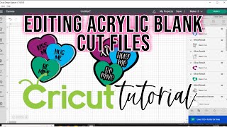 Editing Acrylic Blank Cut Files Tutorial