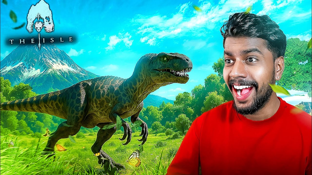 I BECOME A DINOSAUR IN A CRAZY ISLAND 🥵!! The Isle