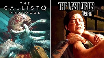 The Callisto Protocol vs The Last of Us Part II - Brutal Death animations Comparison [4K]