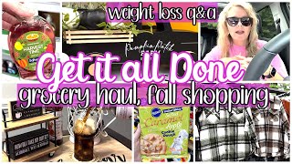 Walmart Fall Shop With Me + Grocery Haul / How I lost 58 lbs / Get it All Done!