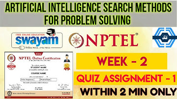 Artificial Intelligence Search Methods For Problem Solving(State Space Example)|| WEEK 2 2023 |