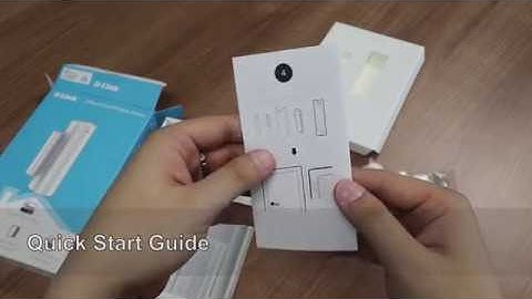 D-Link, DCH-Z112 mydlink™ Z-Wave Door/Window Sensor Unbox