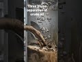 Three phase separation of crude oil in oil production platform