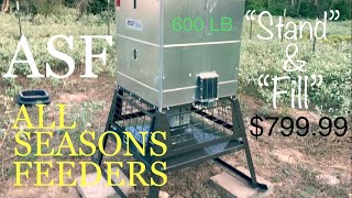 ASF 600-lb Stand & Fill Broadcast Feeder - First Impressions (ALL SEASONS FEEDERS) + Short Dove Hunt by Longshores Outdoors 355 views 6 months ago 6 minutes, 33 seconds