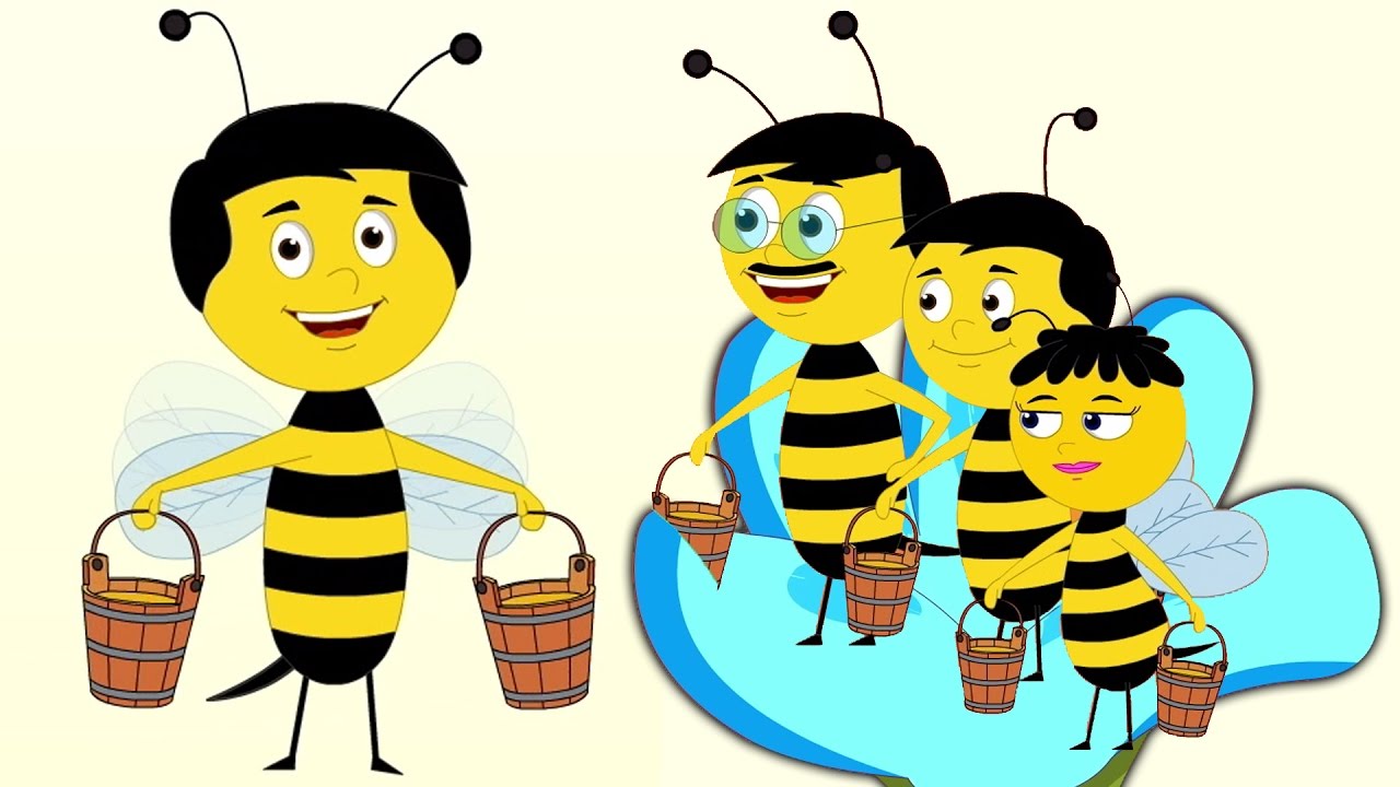 ⁣النحل الأصابع الأسرة | أغاني الحضانة للأطفال | Bee Finger Family | Finger Family Song | Kids