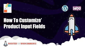 How Customize Product input Fields Settings