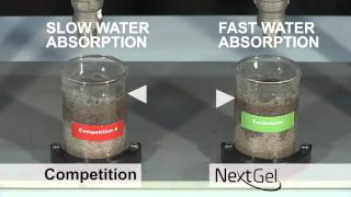 Techniseal NextGel Polymeric Sand - Wetting Comparison Test