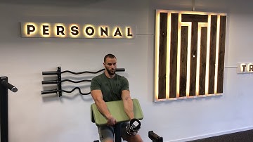 DB Scott Curl, unilateral, supinating