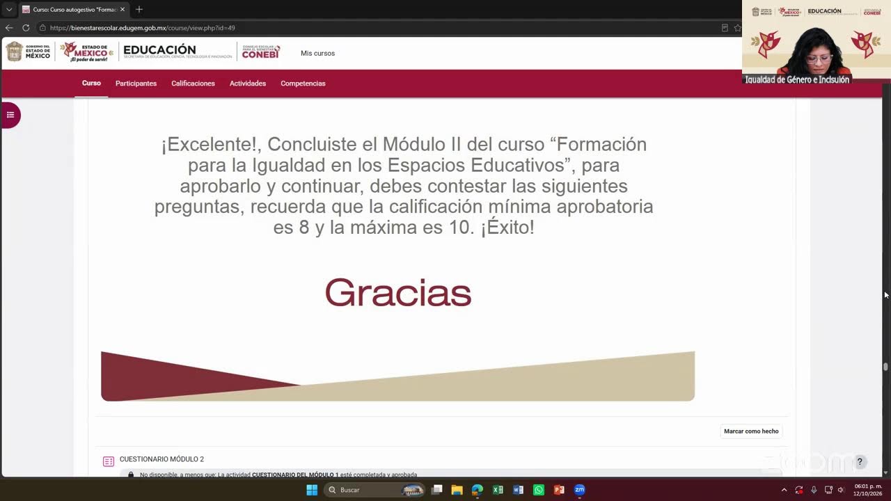 "Formación para la igualdad en los espacios educativos"