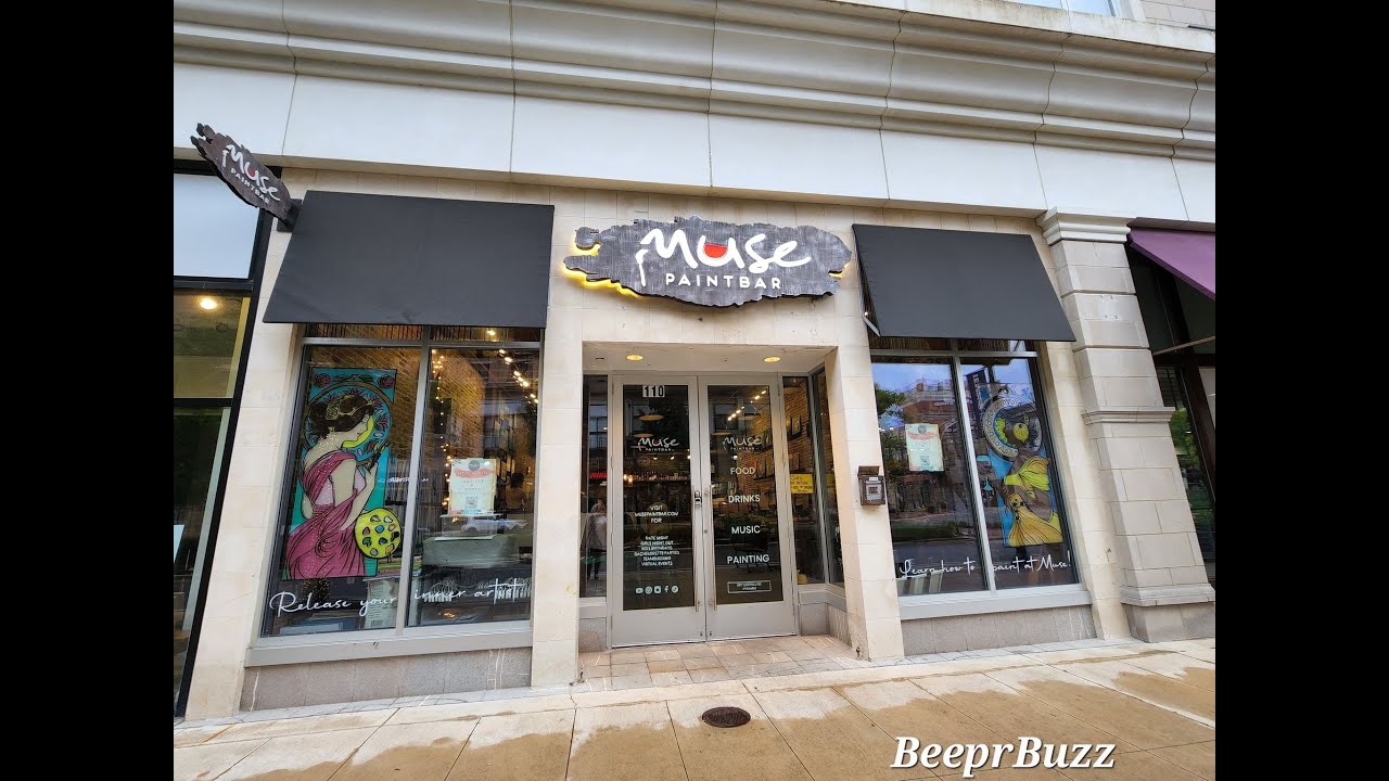 🎨 Muse Paintbar at Annapolis Town Center🍷Take a tour with BeeprBuzz
