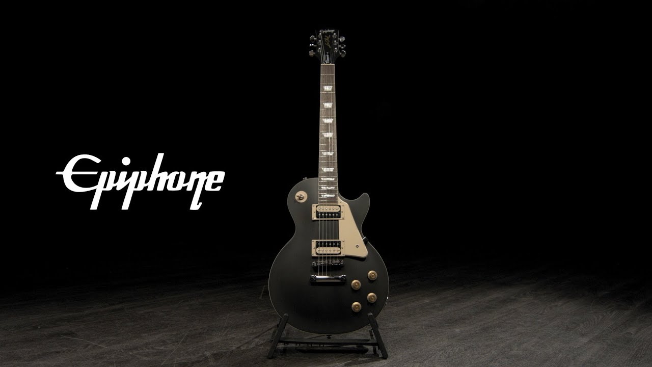 Epiphone Les Paul Classic Worn Worn Ebony Gear4music Demo Youtube 