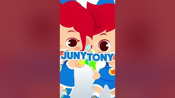 JunyTony Intro Remix 💚🧡 | #JunyTony #KidsSongs #Shorts