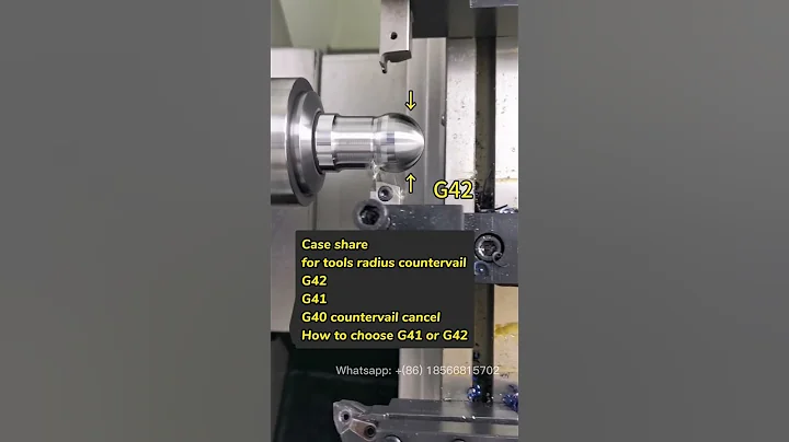 Case share for tools radius countervail by G41& G42 | CNC SMARTLATHE