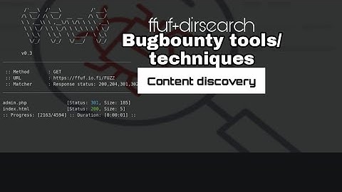 Bugbounty Content discovery | ffuf+dirsearch  | Beginner