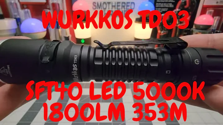 WURKKOS TD03 NEW RELEASE SFT40 5000K 1800LM 353M