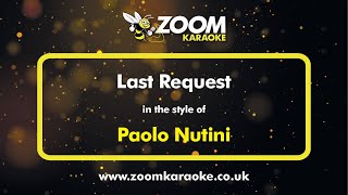 Video thumbnail of "Paolo Nutini - Last Request - Karaoke Version from Zoom Karaoke"