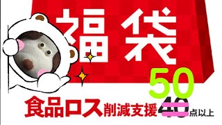 2020-62　食品ロス福袋　10種50点以上　送料込み3980円　楽天市場のWAKEARYさん購入