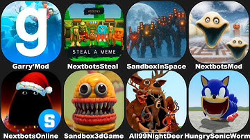ROBLOX HUNGRY WORM in NEXTBOTS IN PLAYGROUND MOD Steal A Brainrot,SANDBOX IN SPACE,NEXTBOTS ONLINE