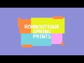 Spring prints and patterns new in  roh boutique