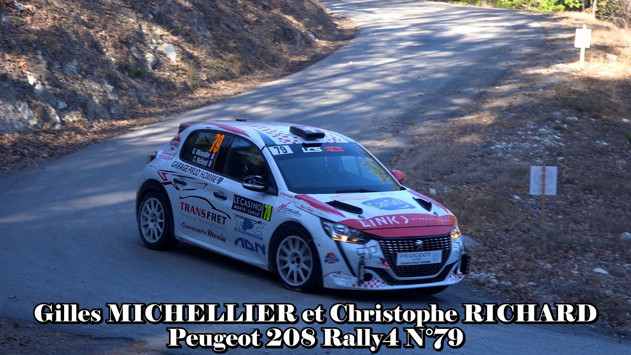 Rallye du Monte Carlo WRC 2023 - Peugeot 208 Rally 4 N°79 - Gilles ...