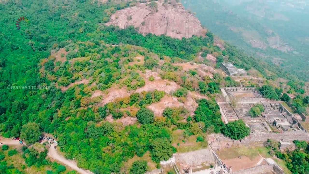 Kondapalli Killa  Kondapalli Fort     Drone View  Andhra Pradesh