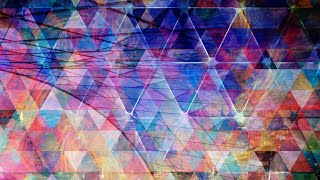 Pastel Blue and Red Triangle Pattern on Grimy Swirling Texture 4K UHD 60fps 1 Hour Video Loop