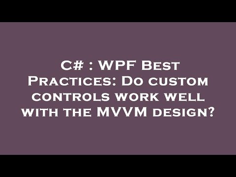 C# : WPF