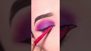 Simple Pink Eyeshadow Look with Eyeliner || Shilpa shorts