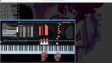 video2midi create midi from hybrid synthesia + real piano keyboard variant 2