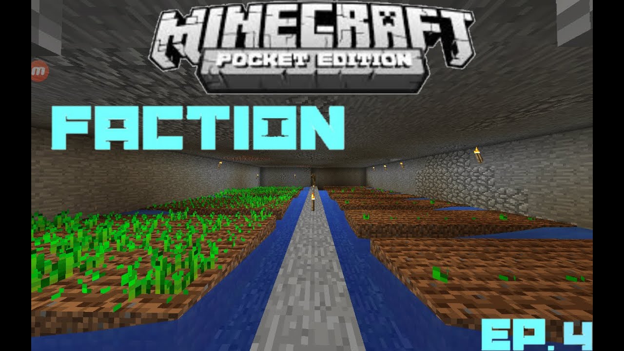 Minecraft Pe 0.14.2 | Faction #4 Making Farm [MysticFacs] - YouTube