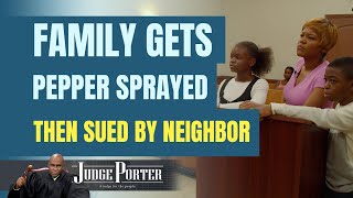Family Gets Pepper Sprayed and Then Sued By Neighbor.