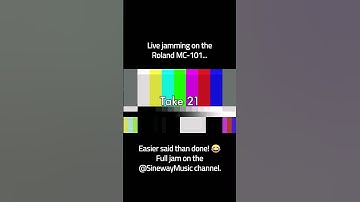 Challenging #roland #mc101 jam! 😂