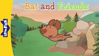 Bat Got Lost | Farm Animal Story | Friendship | Bedtime Story | Little Fox