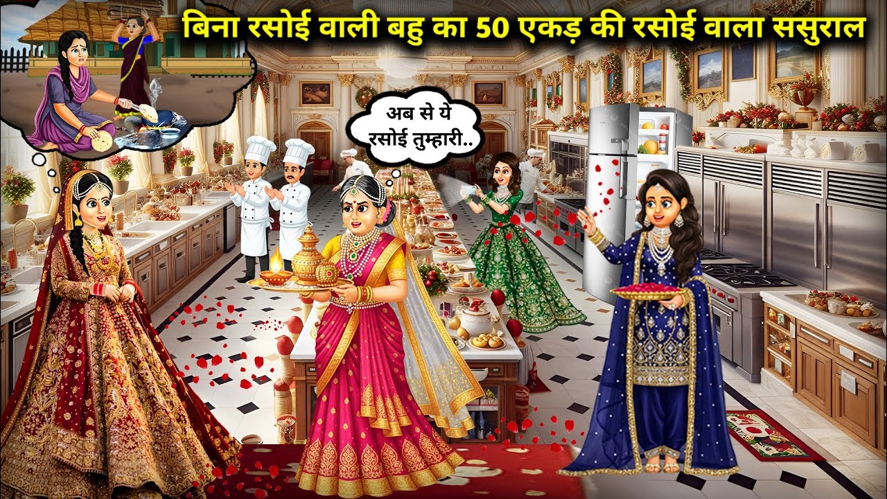 बिना रसोई  वाली बहु को मिला 50 एकड़ की रसोई वाला ससुराल|Daughter-in-law without kitchen gets in-laws