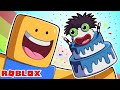 Fizzy Makes a Cake for the Giant Roblox Noob