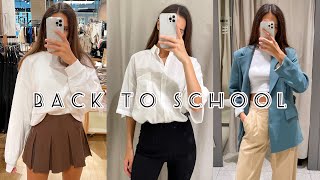 BACK TO SCHOOL 2021 / Подбираем стильные образы на осень 2021 / Zara, Bershka