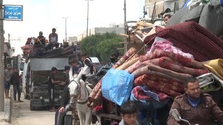 Thousands of Palestinians flee after Israel's overnight incursion in Rafah