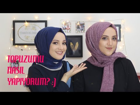 TOPUZUMU NASIL YAPIYORUM ? | GÜNLÜK ŞAL BAĞLAMA | HIJAB TUTORIAL