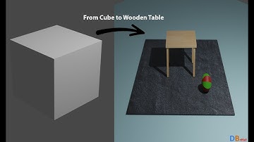Working With Material in Blender 2.9 | Image Texture | Create Wooden Table in Blender