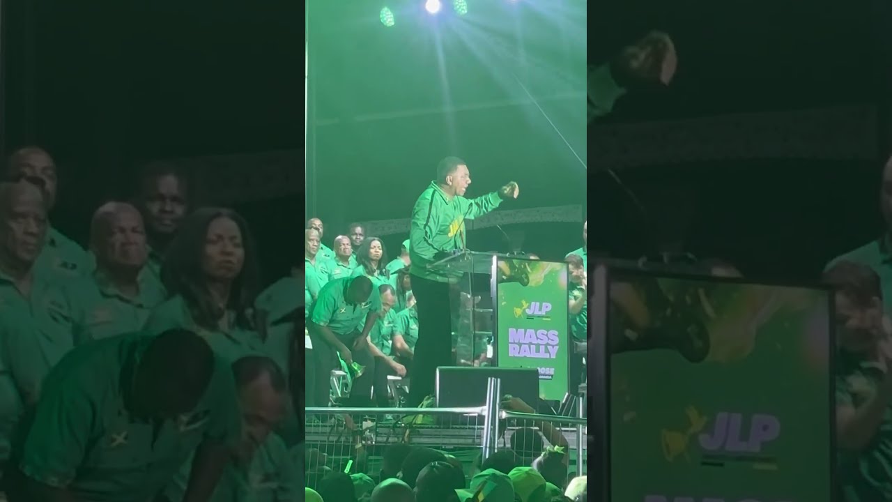Andrew Holness In Half Way Tree